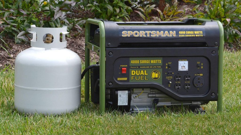 How much propane does a generator use
