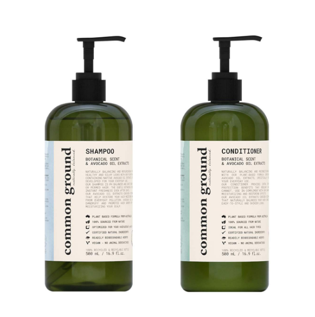Common Ground Natural Shampoo and Conditioner Set