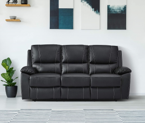 Lexicon Bisson Leather Reclining Sofa