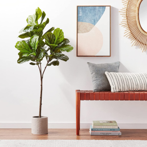 Nearly Natural Fiddle Leaf Artificial Fig Tree 54”