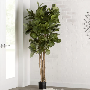 Nearly Natural Fiddle Leaf Fig Artificial Tree 72”